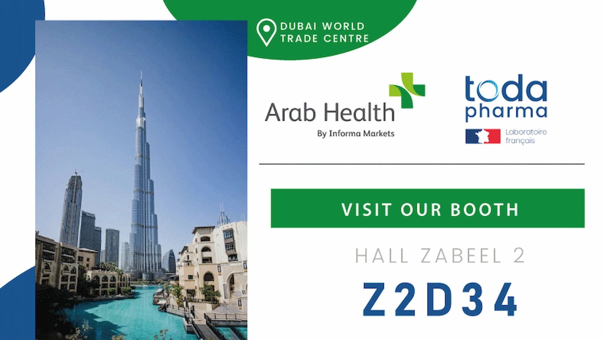 Toda pharma à Arab Health : Les dernières innovations du diagnostic rapide